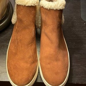 Lexi & Abbie Marni Faux-fur slip on bootie sneakers